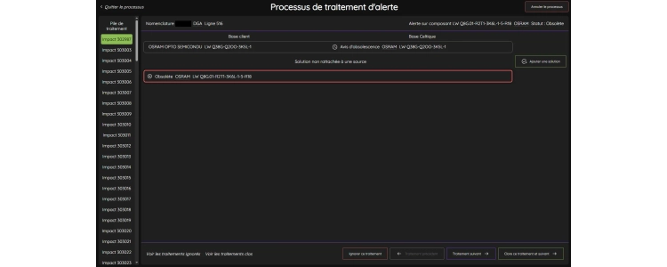 Projet Celtique : traitement d'une alerte (censuré)