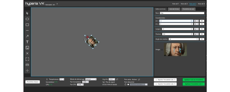 Projet Hyperia VK : incrustation image