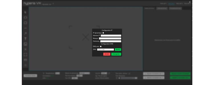 Projet Hyperia VK : configuration réseau